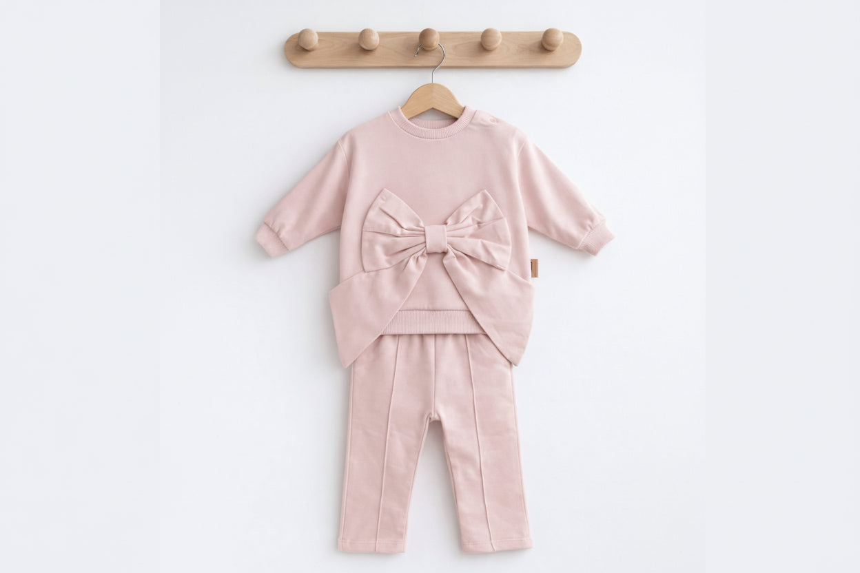 Compleu fetițe cu fundă