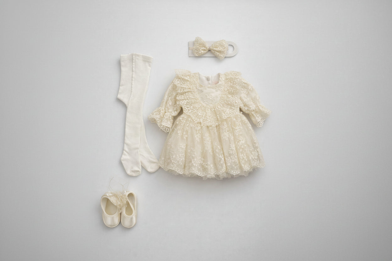 Set îmbrăcăminte botez