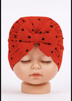 Turban Sari cu buline, din bumbac, pentru bebeluși, 0-6 luni, pentru fetițe