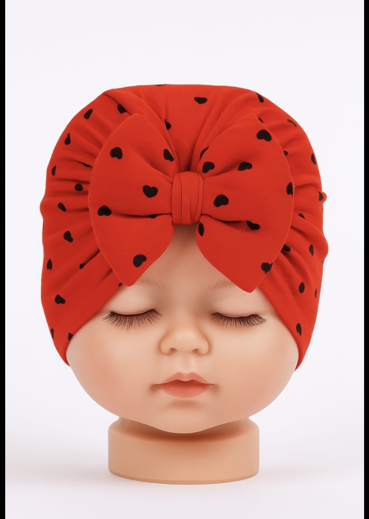 Turban Sari cu buline, din bumbac, pentru bebeluși, 0-6 luni, pentru fetițe
