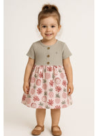 Rochie Fete Deco Imprimata Ananas 2-6 Ani&nbsp;