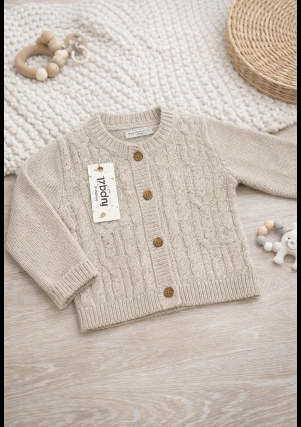 CARDIGAN TRICOTAT &nbsp;6-9-12 LUNI&nbsp;