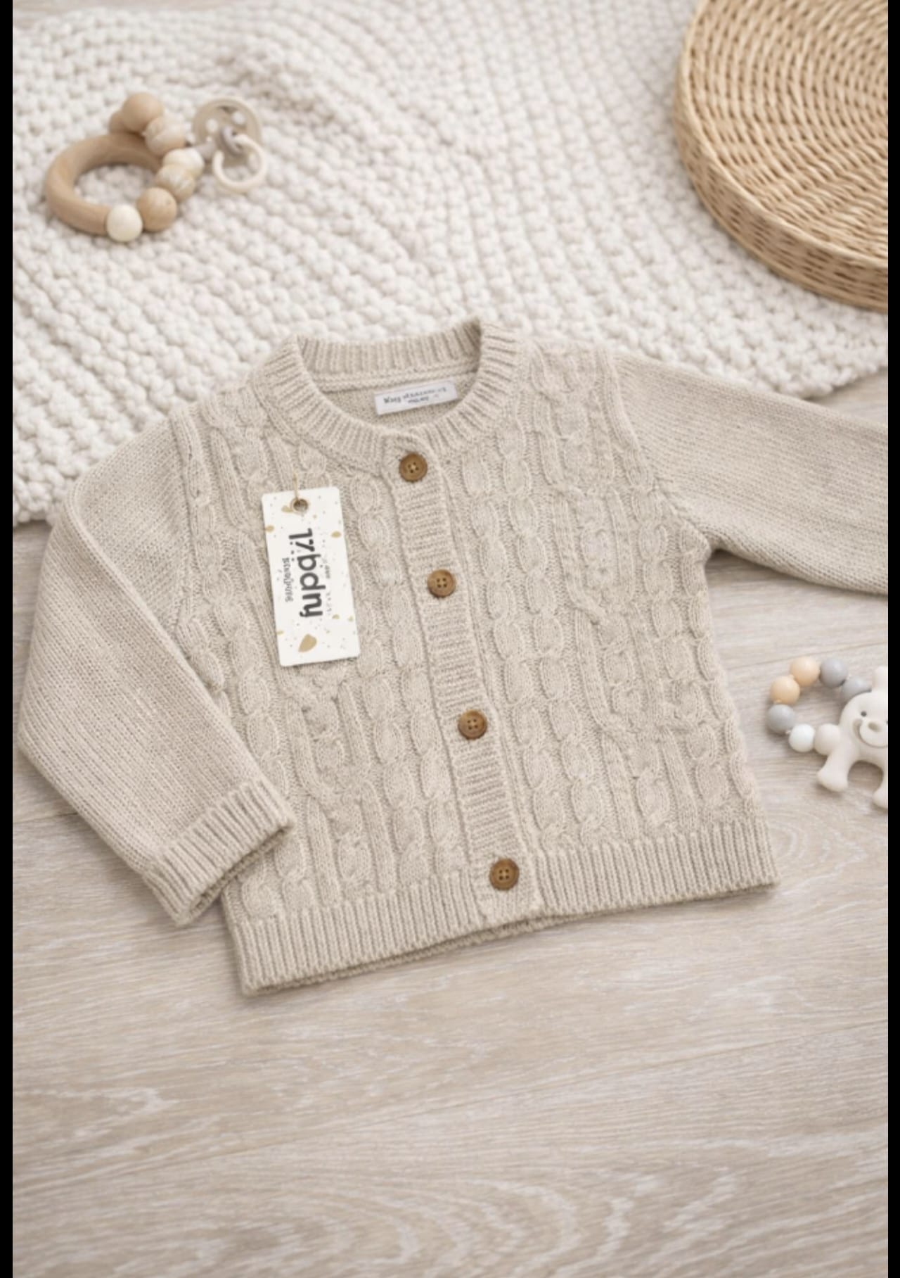 CARDIGAN TRICOTAT &nbsp;6-9-12 LUNI&nbsp;