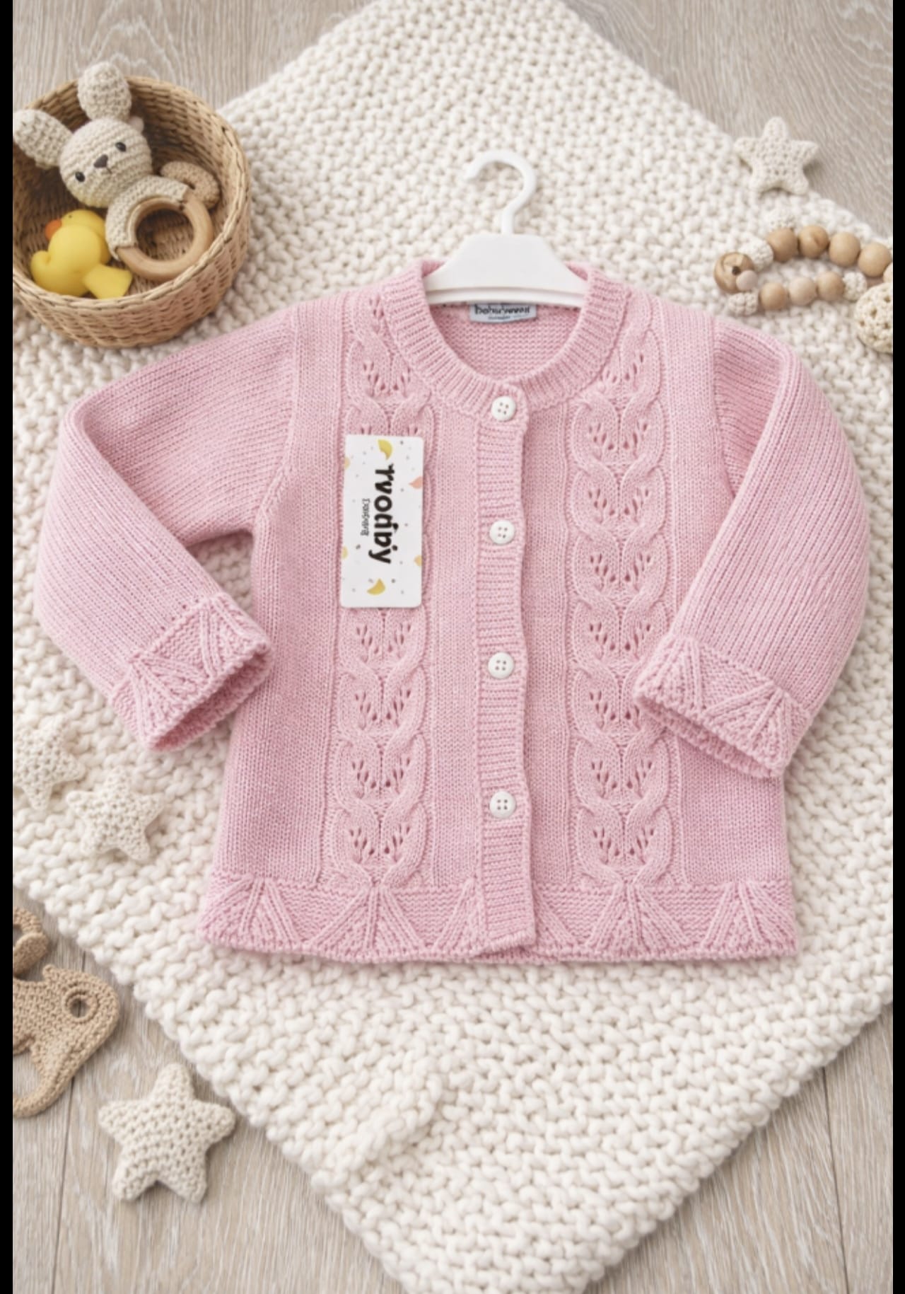 CARDIGAN TRICOTAT &nbsp;6-9-12 LUNI&nbsp;
