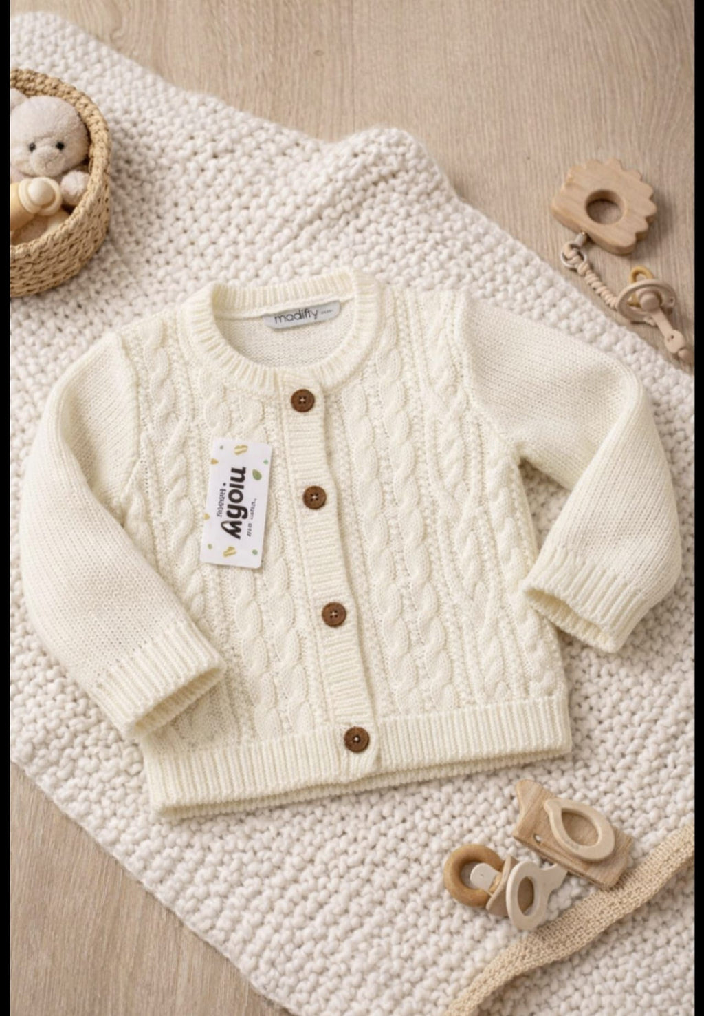 CARDIGAN TRICOTAT &nbsp;6-9-12 LUNI&nbsp;