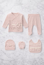 COSTUM &nbsp;BABY 0-3 LUNI CU VOLANELE&nbsp;