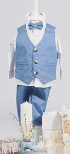 Costum de botez băieți „Concept” cu vestă&nbsp;