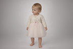 ROCHIE CU BOLERO CU PAIETE SI FLORI COLORATE